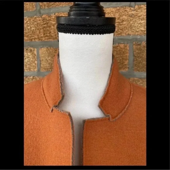 eileen fisher merino wool jacket sz small - Picture 3 of 12